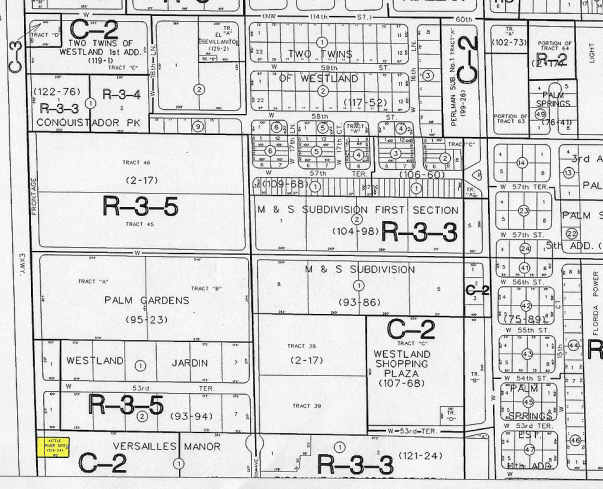5301-5315 W 20th Ave, Hialeah, FL à louer - Plan cadastral – Image 2 sur 12