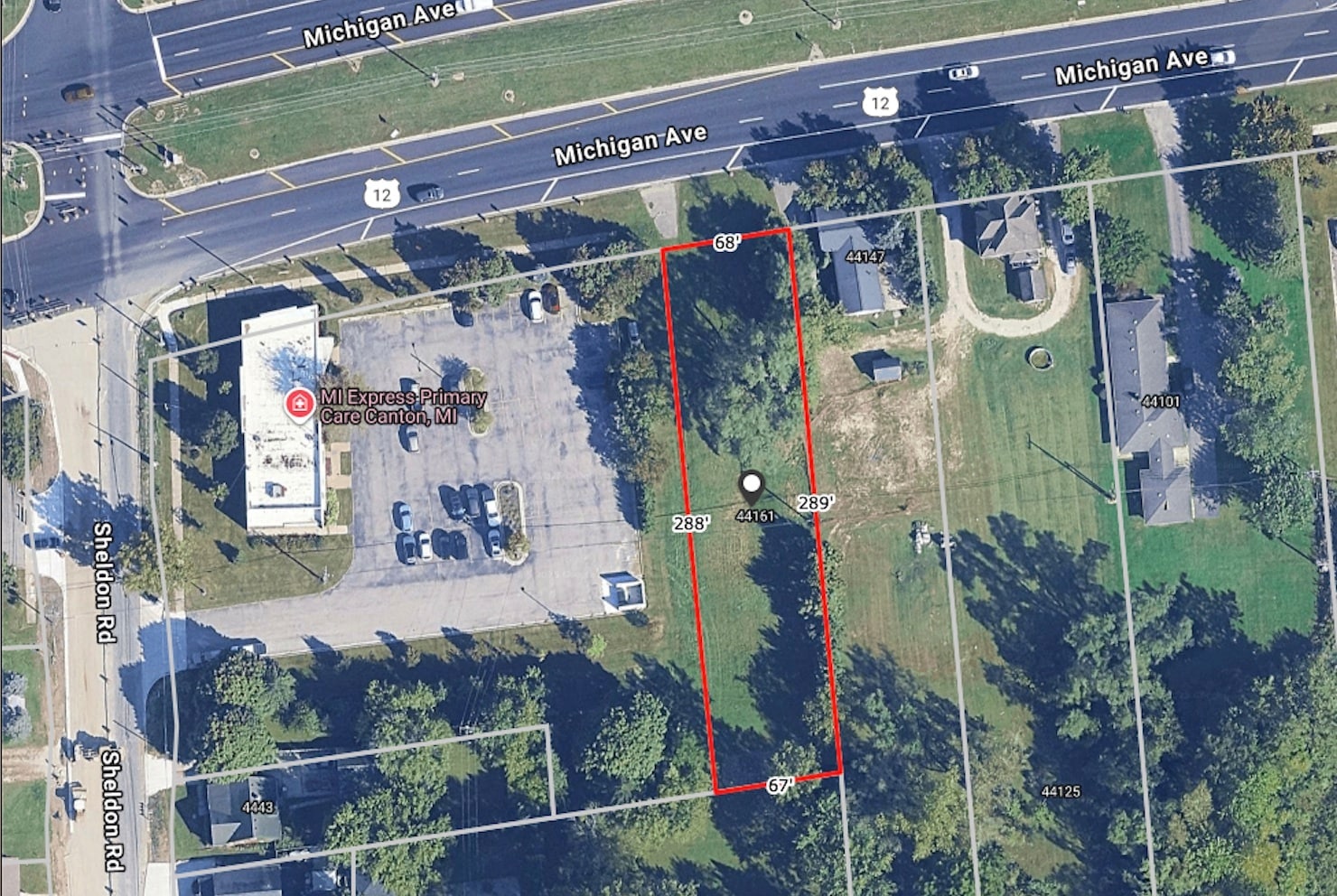 44161 Michigan Ave, Canton, MI à vendre Aérien– Image 1 sur 2