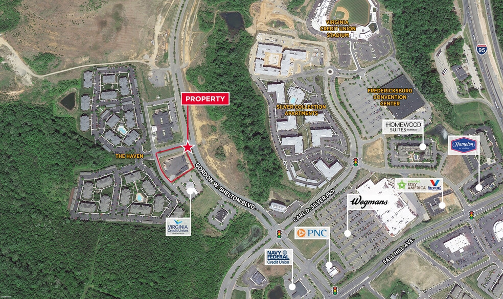 2200 Gordon W. Shelton blvd, Fredericksburg, VA à vendre - Aérien – Image 2 sur 2