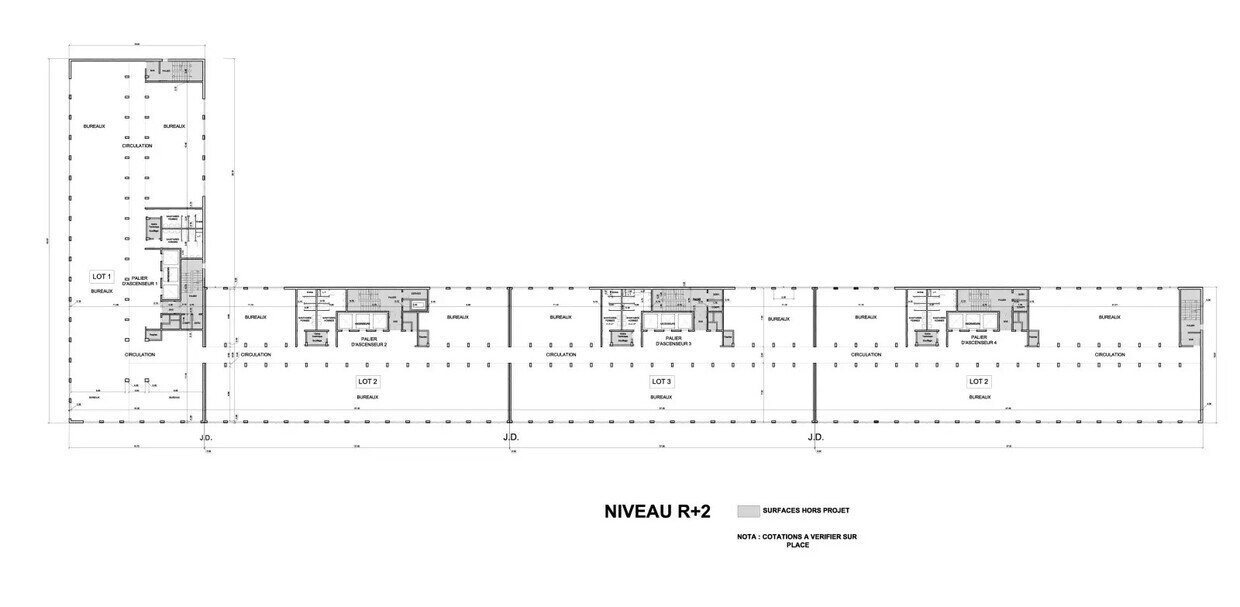 4 Avenue Laurent Cély, Asnières-sur-Seine, HDS 92600 - Lot Bâtiment C -  - Plan d’étage - Image 1 of 10