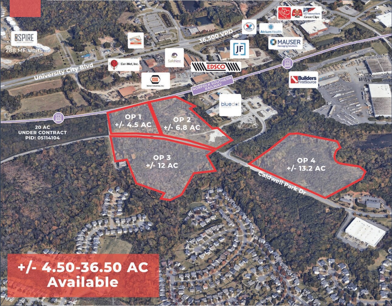 6120 Caldwell Park Dr, Charlotte, NC à vendre Photo principale– Image 1 sur 2