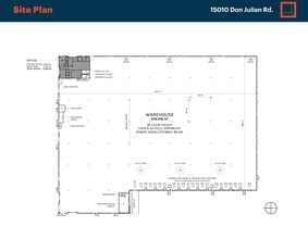 15010 Don Julian Rd, City Of Industry, CA à louer Plan de site– Image 2 sur 3