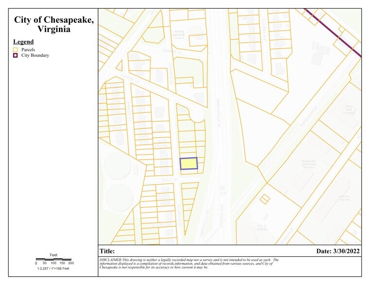 Oldwood St, Chesapeake, VA à vendre - Plan de site – Image 2 sur 3