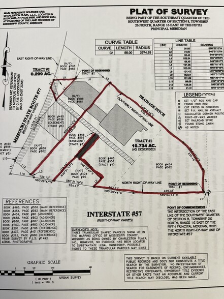 3, 5, 7, 9 Charleston Plaza, Charleston, MO à vendre - Plan cadastral – Image 1 sur 7