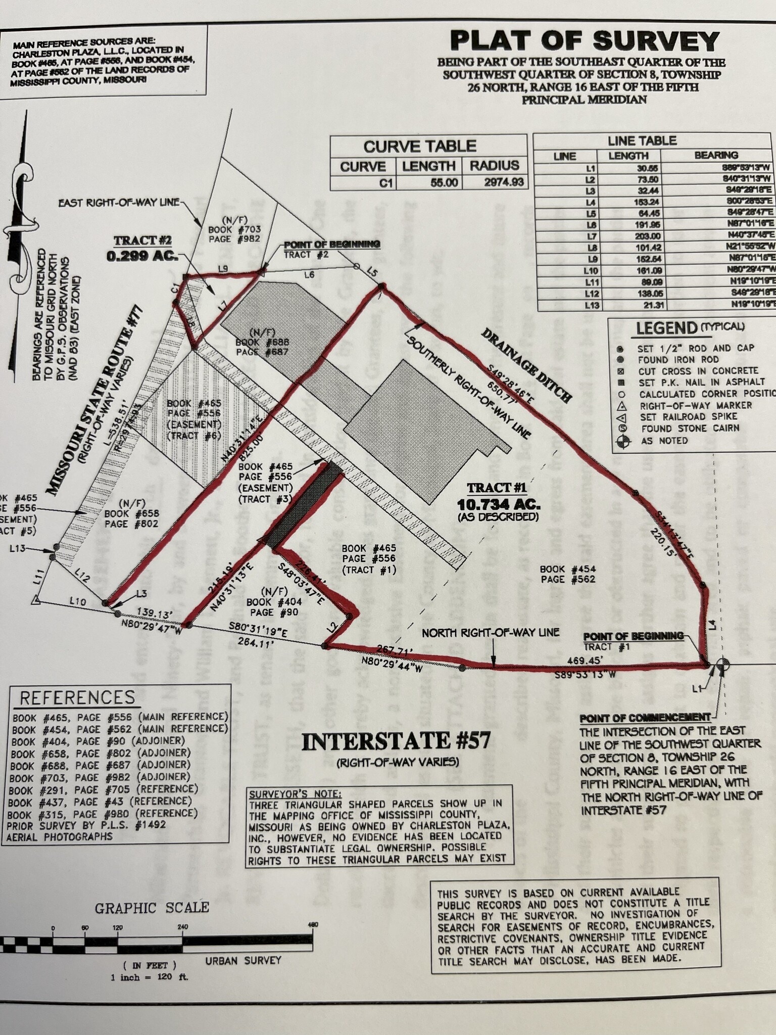 3, 5, 7, 9 Charleston Plaza, Charleston, MO à vendre Plan cadastral– Image 1 sur 8