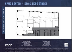 550 S Hope St, Los Angeles, CA à louer Plan d’étage– Image 1 sur 1