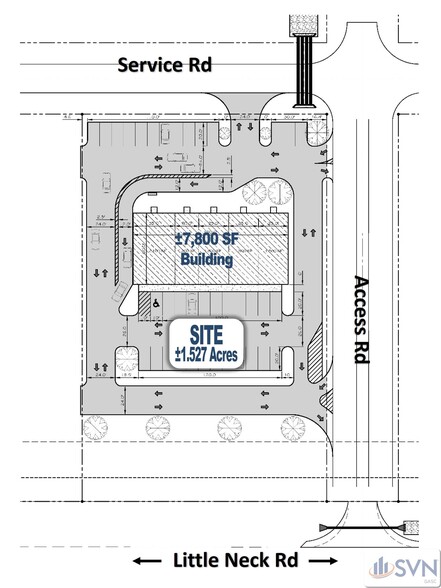 2840 Little Neck Rd, Bloomingdale, GA à louer - Plan de site – Image 3 sur 13