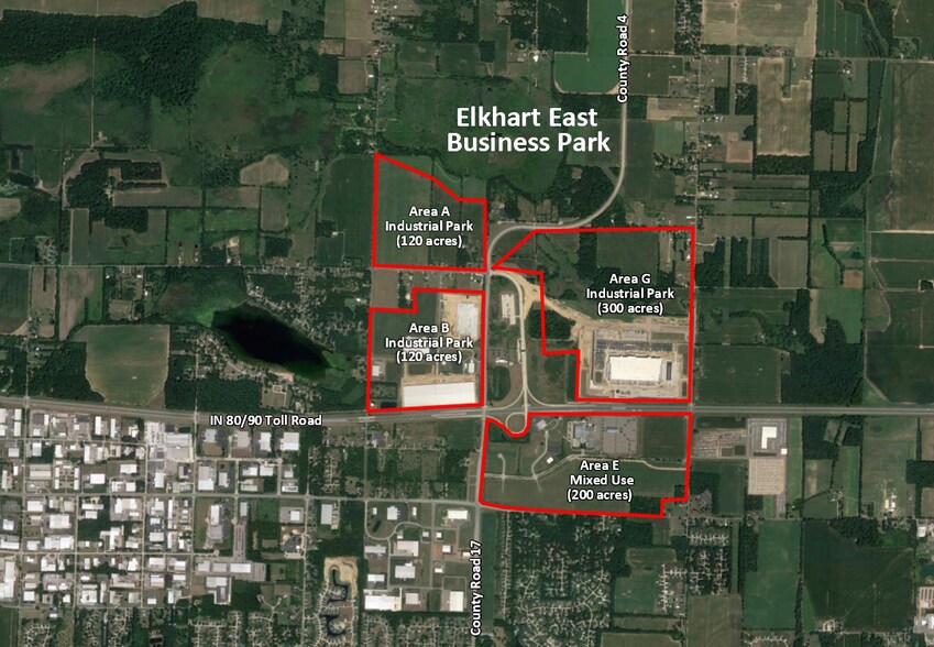County Road 17, Elkhart, IN à vendre - Aérien – Image 2 sur 2