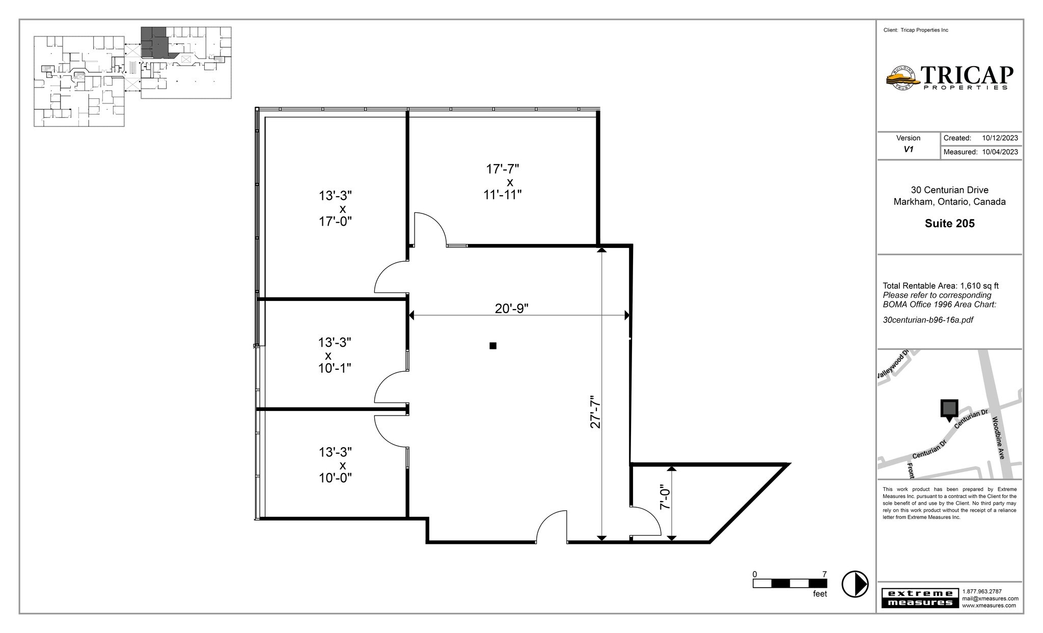30 Centurian Dr, Markham, ON à louer Plan de site– Image 1 sur 1
