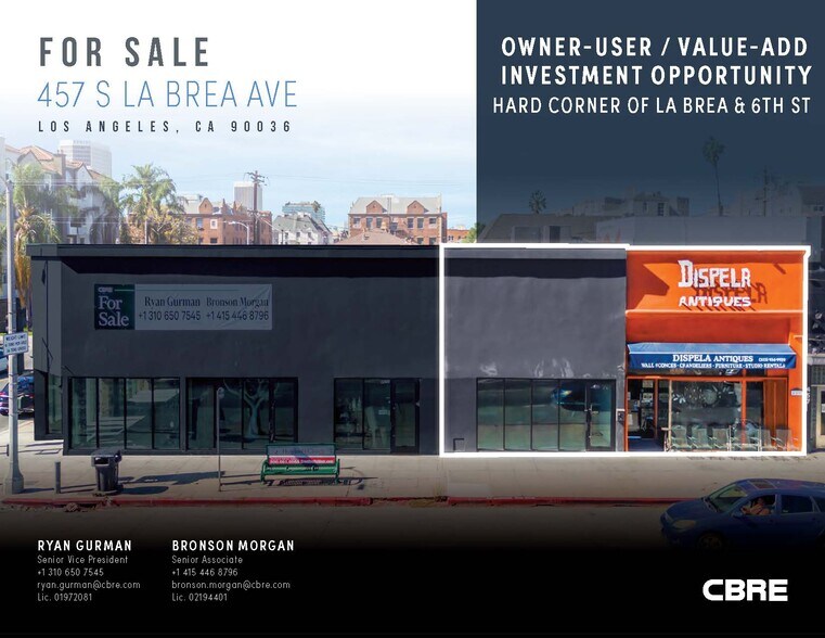 457 La Brea ave, Los Angeles, CA à vendre - Photo de l’immeuble – Image 2 sur 21