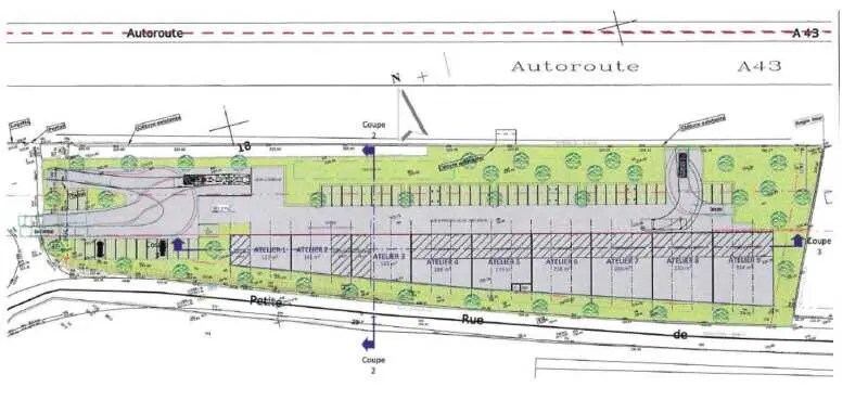 Local d’activités dans Bourgoin-Jallieu à louer - Plan d’étage – Image 2 sur 4