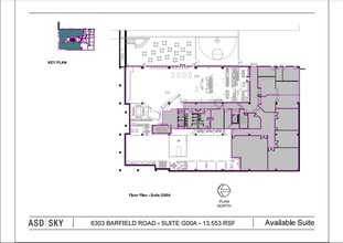 6301 Barfield Rd, Atlanta, GA à louer Plan d’étage– Image 1 sur 1