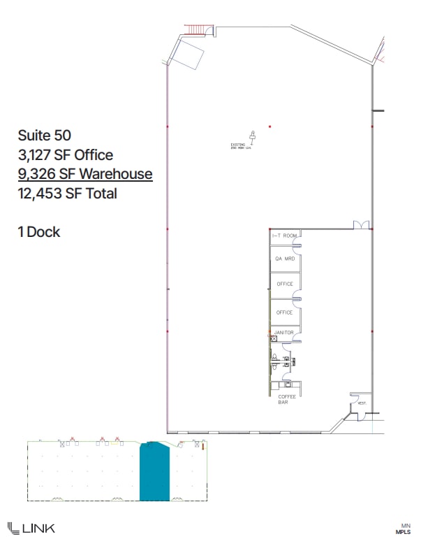 3500 Holly Ln N, Plymouth, MN à louer Plan d’étage– Image 1 sur 1