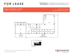 5151 Belt Line Rd, Dallas, TX à louer Plan d’étage– Image 2 sur 3