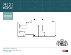 2900 Weslayan St, Houston, TX à louer Plan d’étage– Image 1 sur 1