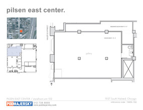 1945 S Halsted St, Chicago, IL à louer Plan d’étage– Image 2 sur 2