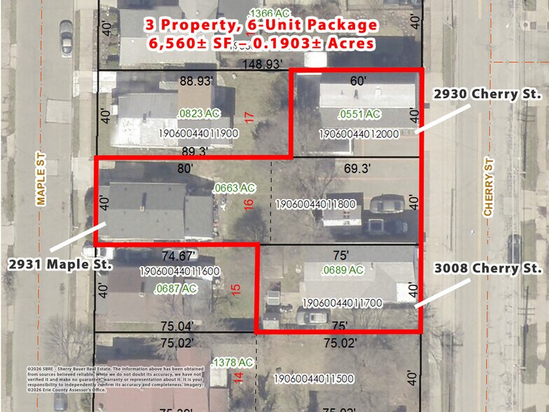 2930 Cherry St, Erie, PA à vendre - Plan de site – Image 2 sur 29