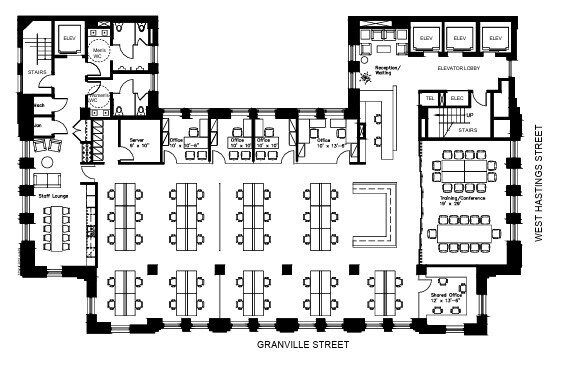 675 Hastings St W, Vancouver, BC à louer Plan d’étage– Image 1 sur 1