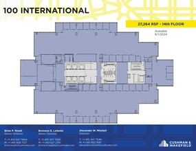 100 International Dr, Baltimore, MD à louer Plan d’étage– Image 1 sur 1