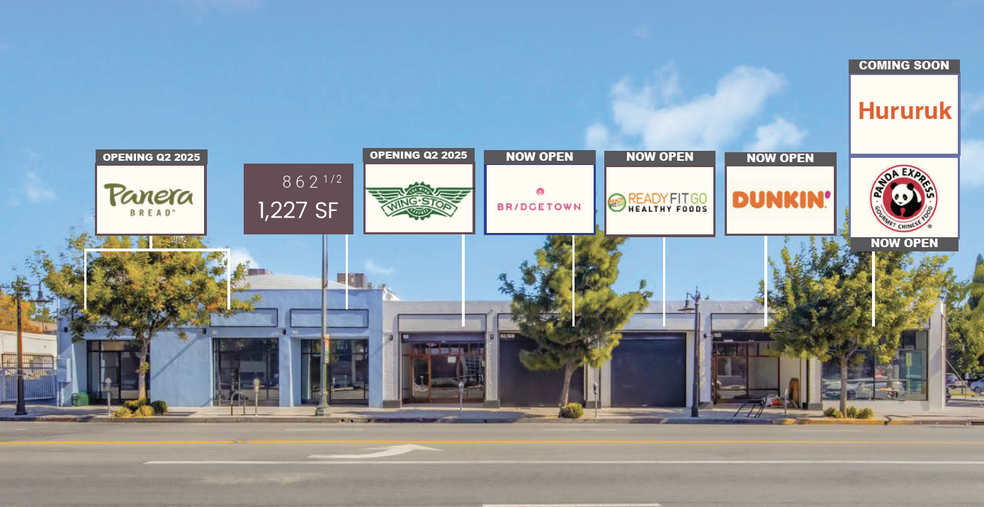 850-864 N Vermont Ave, Los Angeles, CA à louer - Photo de l’immeuble – Image 1 sur 14