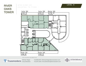 3730 Kirby Dr, Houston, TX à louer Plan d’étage– Image 1 sur 1