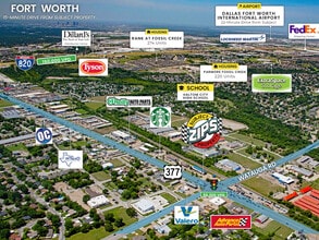 6231 Denton Hwy, Haltom City, TX - VUE AÉRIENNE  vue de carte - Image1