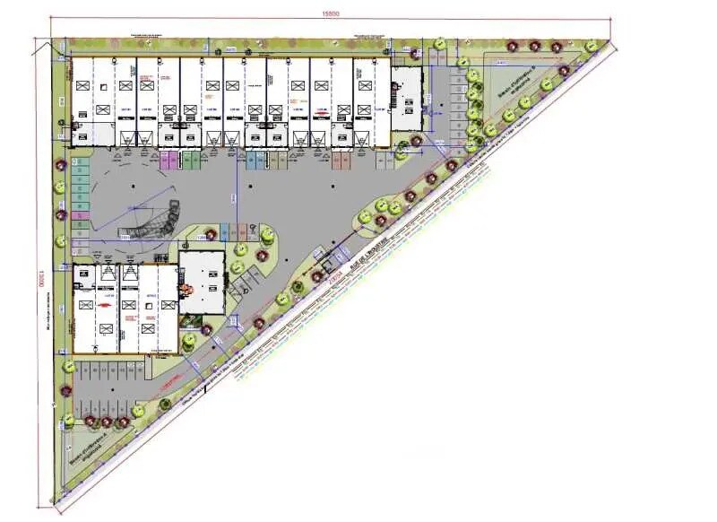 Local d’activités dans Saint-Priest à louer - Plan d’étage – Image 2 sur 3