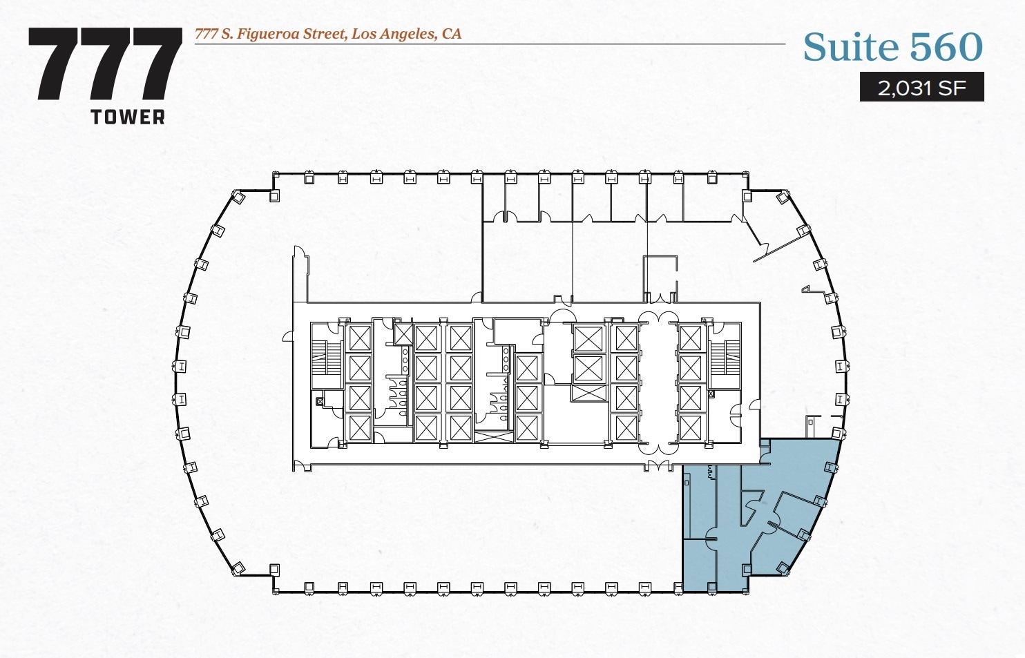 777 S Figueroa St, Los Angeles, CA à louer Plan d’étage– Image 1 sur 1