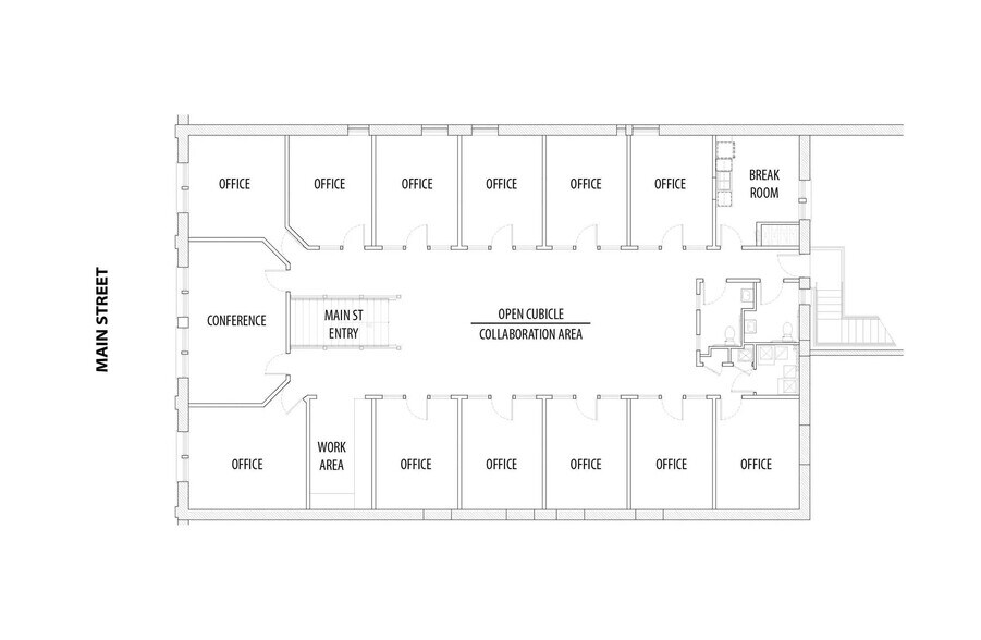1015 W Main St, Boise, ID à louer - Plan d’étage – Image 3 sur 4