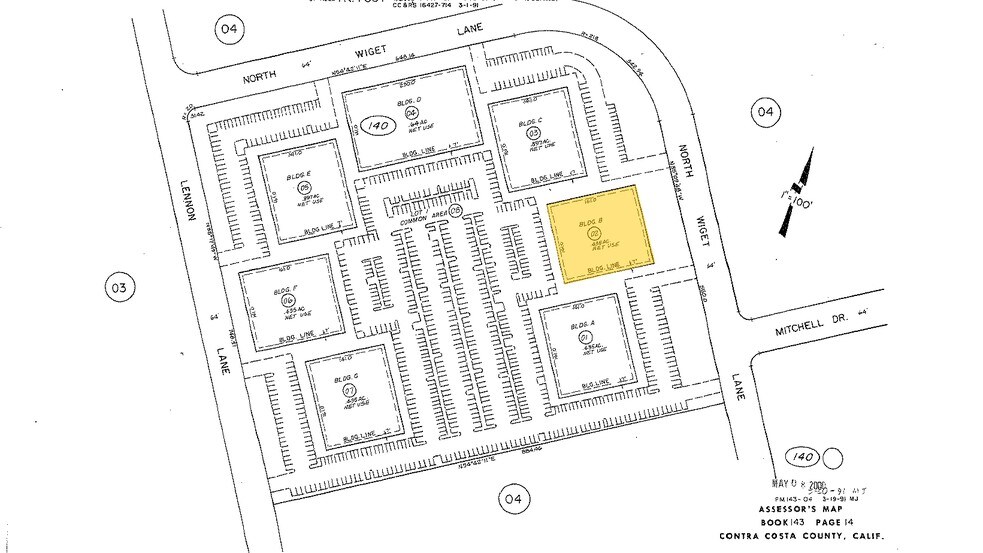 355 N Wiget Ln, Walnut Creek, CA à vendre - Plan cadastral – Image 2 sur 6