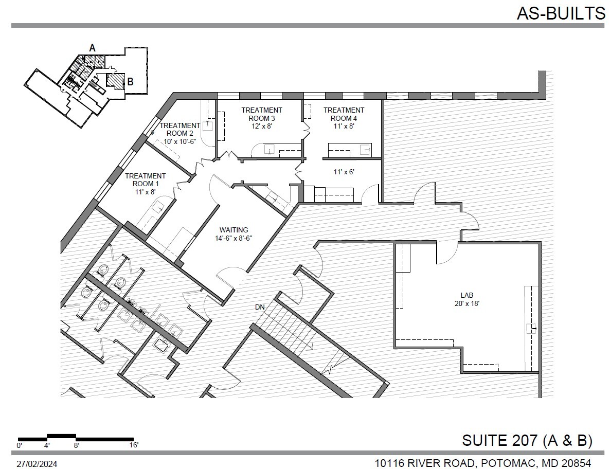 10100-10154 River Rd, Potomac, MD à louer Plan d’étage– Image 1 sur 1