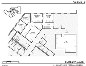 10100-10154 River Rd, Potomac, MD à louer Plan d’étage– Image 1 sur 1