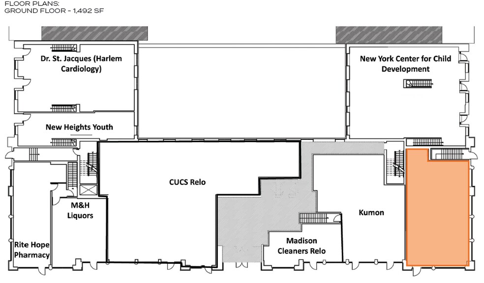 1783 Madison Ave, New York, NY à louer - Plan d’étage – Image 2 sur 3