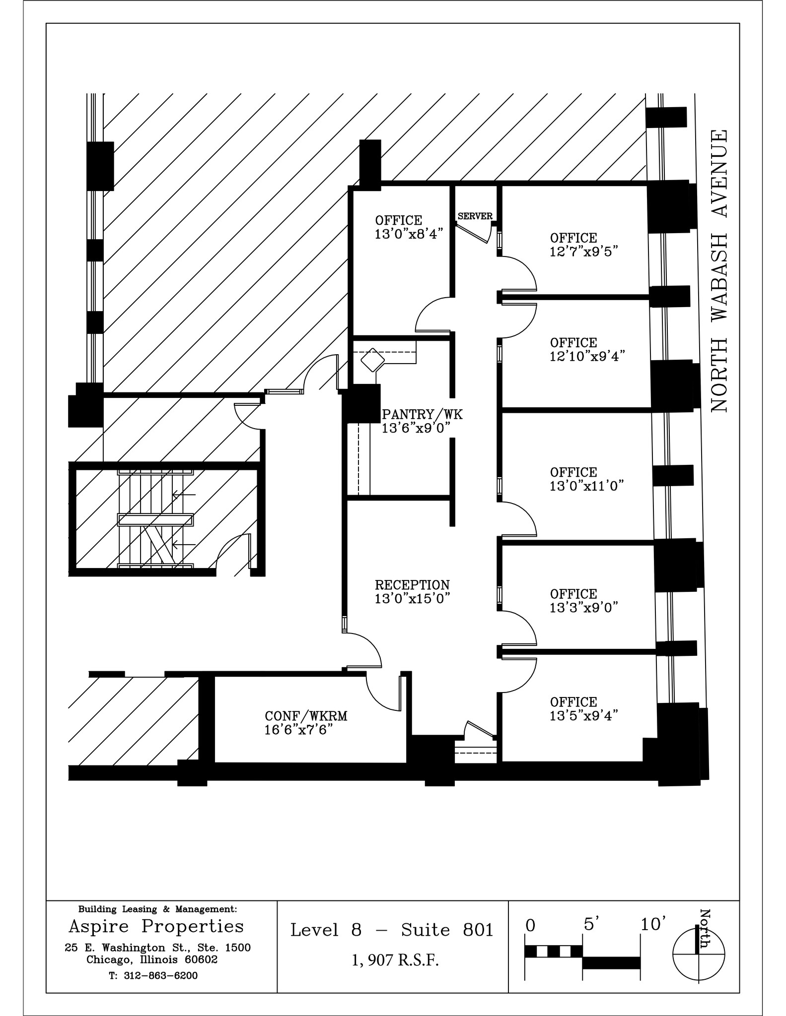 25 E Washington St, Chicago, IL à louer Plan de site– Image 1 sur 1