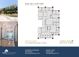 17177 Preston Rd, Dallas, TX à louer Plan d’étage– Image 1 sur 1