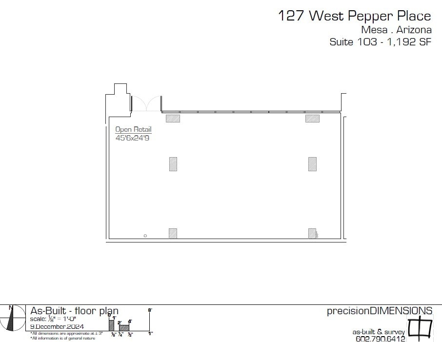 127 W Pepper Pl, Mesa, AZ à louer Plan d’étage– Image 1 sur 2
