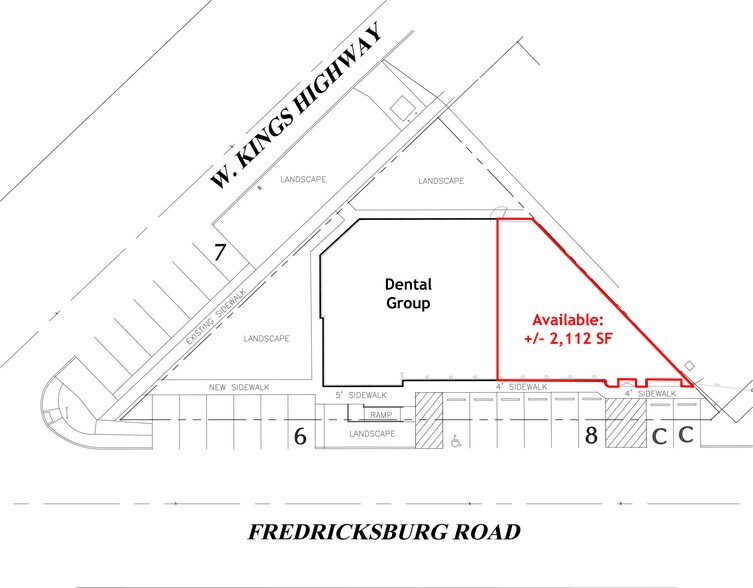 1703 Fredericksburg Rd, San Antonio, TX à vendre - Plan de site – Image 3 sur 4