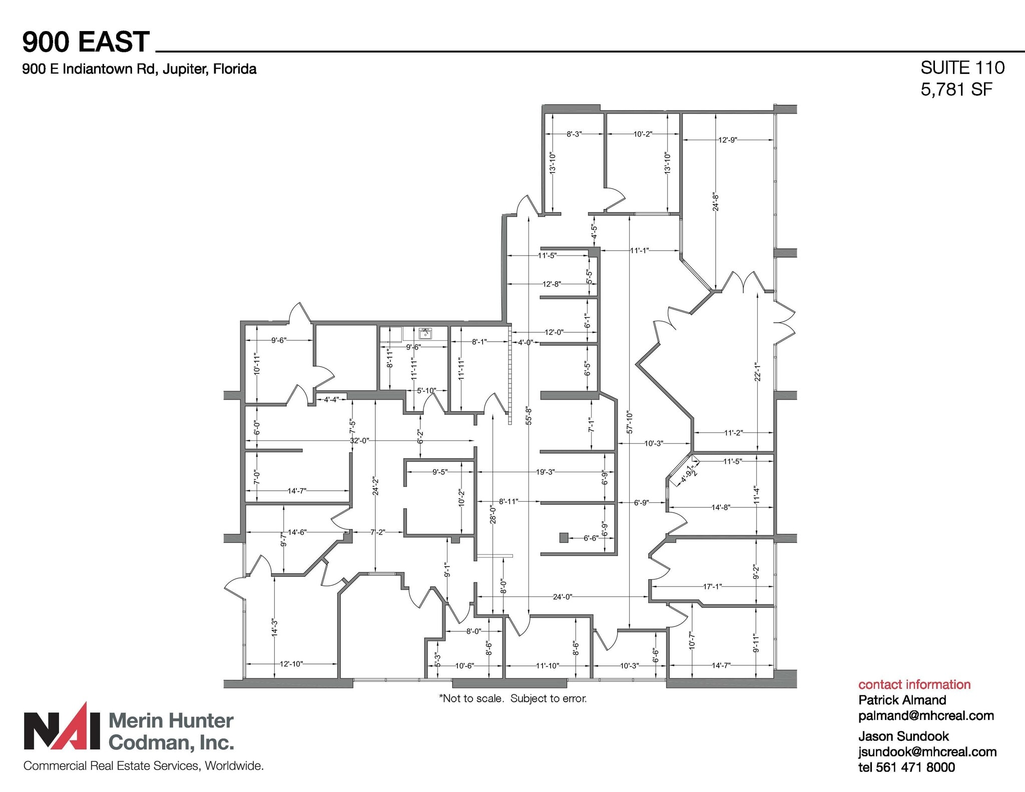 900 E Indiantown Rd, Jupiter, FL à louer Plan d’étage– Image 1 sur 9