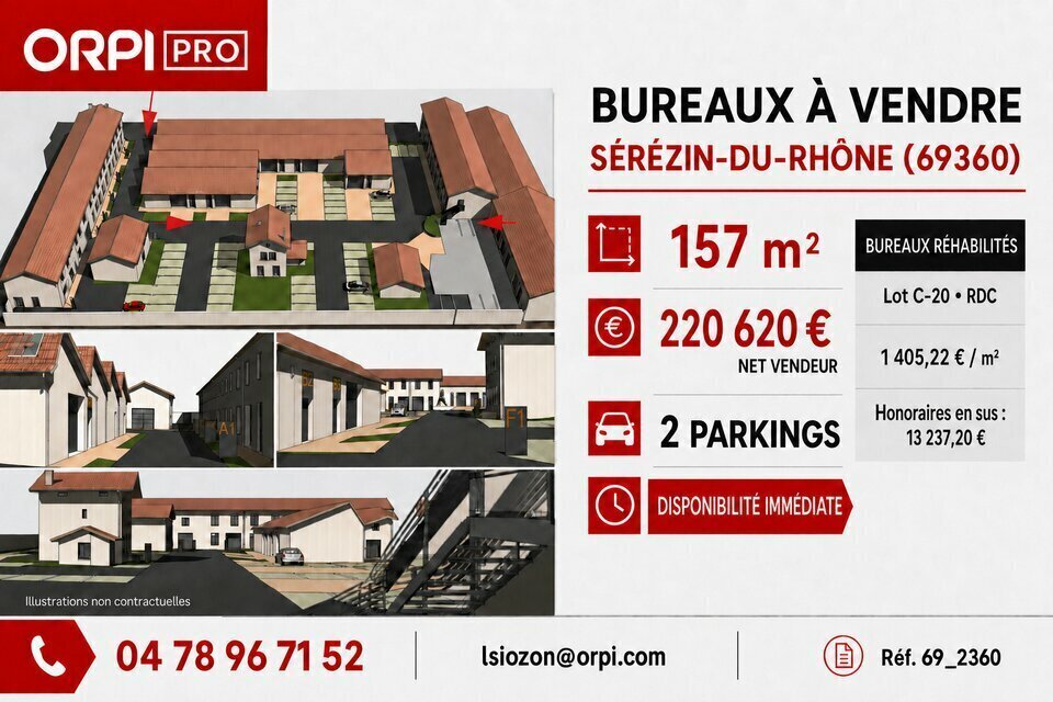 Bureau dans Serezin Du Rhone à vendre Photo de l’immeuble– Image 1 sur 7
