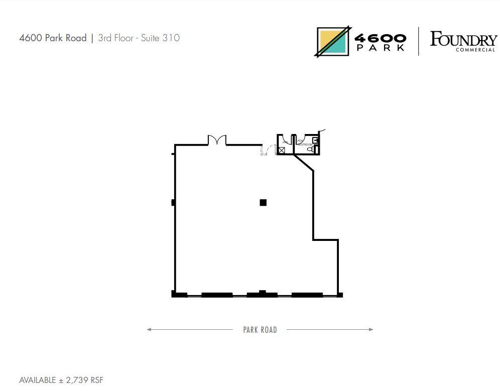 4600 Park Rd, Charlotte, NC à louer Plan d’étage– Image 1 sur 1