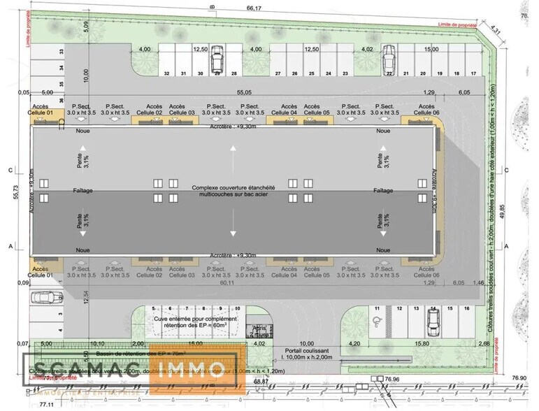Industriel/Logistique dans Saint-Fargeau-Ponthierry à vendre - Plan de site – Image 2 sur 5