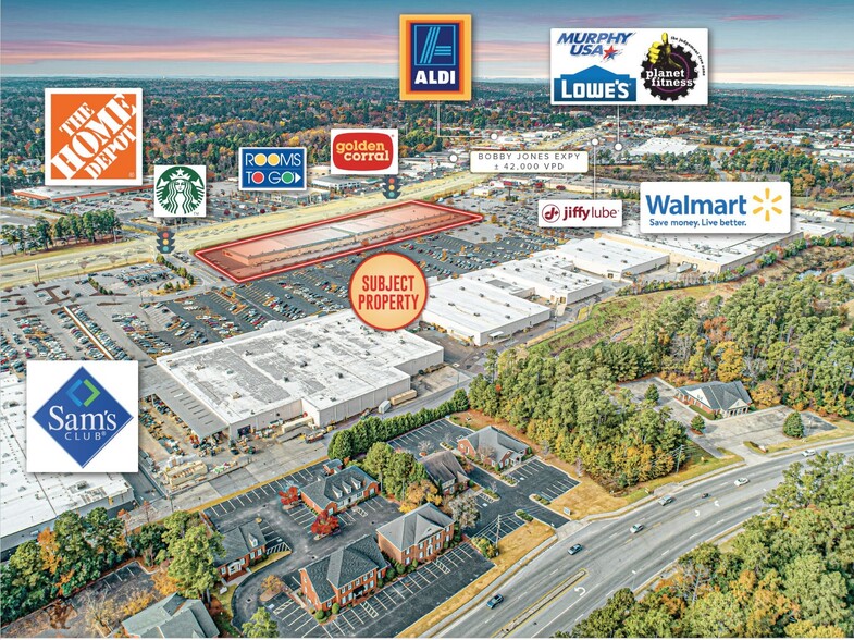 266 Bobby Jones Expy, Augusta, GA à louer - Photo de l’immeuble – Image 3 sur 5