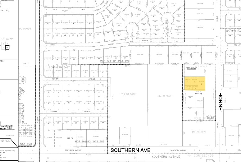 1110 S Horne, Mesa, AZ à vendre - Plan cadastral – Image 2 sur 13