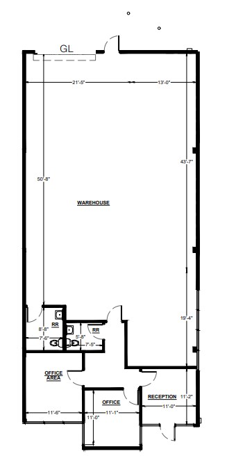 9560 Chesapeake Dr, San Diego, CA à louer Plan d’étage– Image 1 sur 1