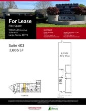 7381 114th Ave, Largo, FL à louer Plan d’étage– Image 1 sur 6