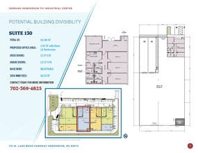 751 W Lake Mead Pky, Henderson, NV à louer Plan d’étage– Image 1 sur 2