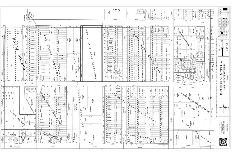 196 W Malvern Ave, South Salt Lake, UT à louer - Plan cadastral – Image 3 sur 4