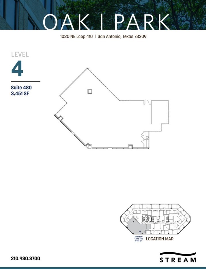 1020 NE Loop 410, San Antonio, TX à louer Plan d’étage– Image 1 sur 1