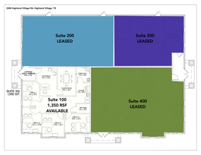 2260 Highland Village Rd, Highland Village, TX à louer Plan d’étage– Image 1 sur 9