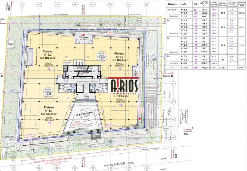Bureau dans La Seyne-sur-Mer à louer - Plan d’étage – Image 3 sur 9